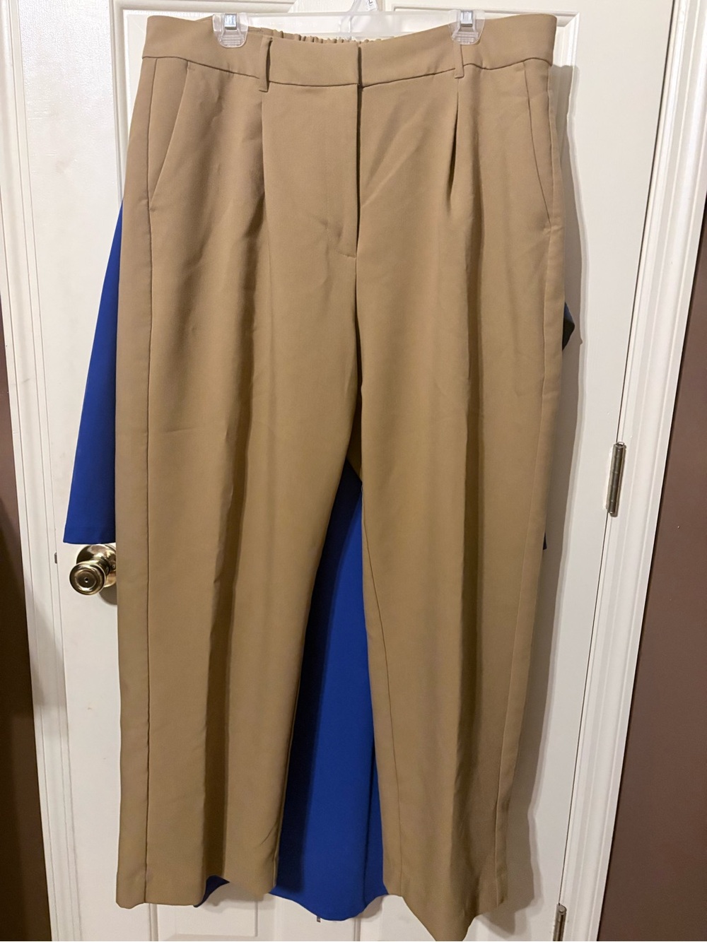 Old Navy Camel High-Rise Taylor Wide leg Trousers